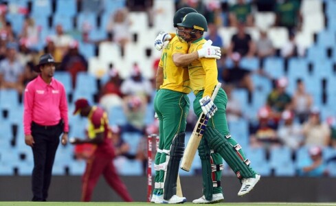 &lsquo;Pretty crazy&rsquo; as South Africa defeat West Indies in record T20 run chase