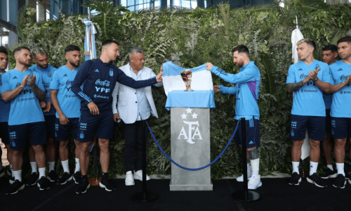 Argentina FA training facility renamed after Messi Argentina FA training facility renamed after Messi
