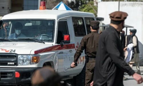 Six killed in suicide blast in Afghan capital Six killed in suicide blast in Afghan capital