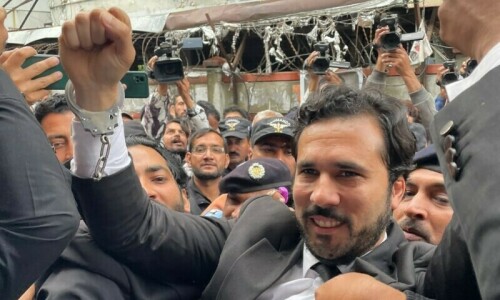 Hassaan Niazi freed in Karachi, gets transit bail to Peshawar Hassaan Niazi freed in Karachi, gets transit bail to Peshawar