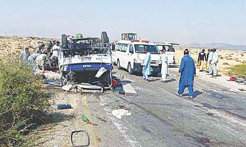 Nine security men martyred in Bolan suicide attack