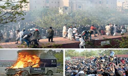 Areas around Federal Judicial Complex turn into battlefield Areas around Federal Judicial Complex turn into battlefield