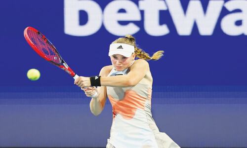 Rybakina overcomes Kalinskaya to reach third round Rybakina overcomes Kalinskaya to reach third round