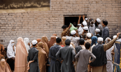 58 booked in Peshawar for blocking road during flour distribution 58 booked in Peshawar for blocking road during flour distribution