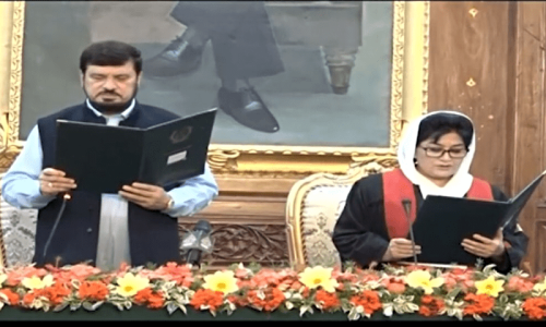 Justice Hilali takes oath as first PHC woman chief justice