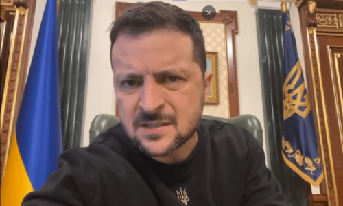 Zelensky blasts Russia over beheading video