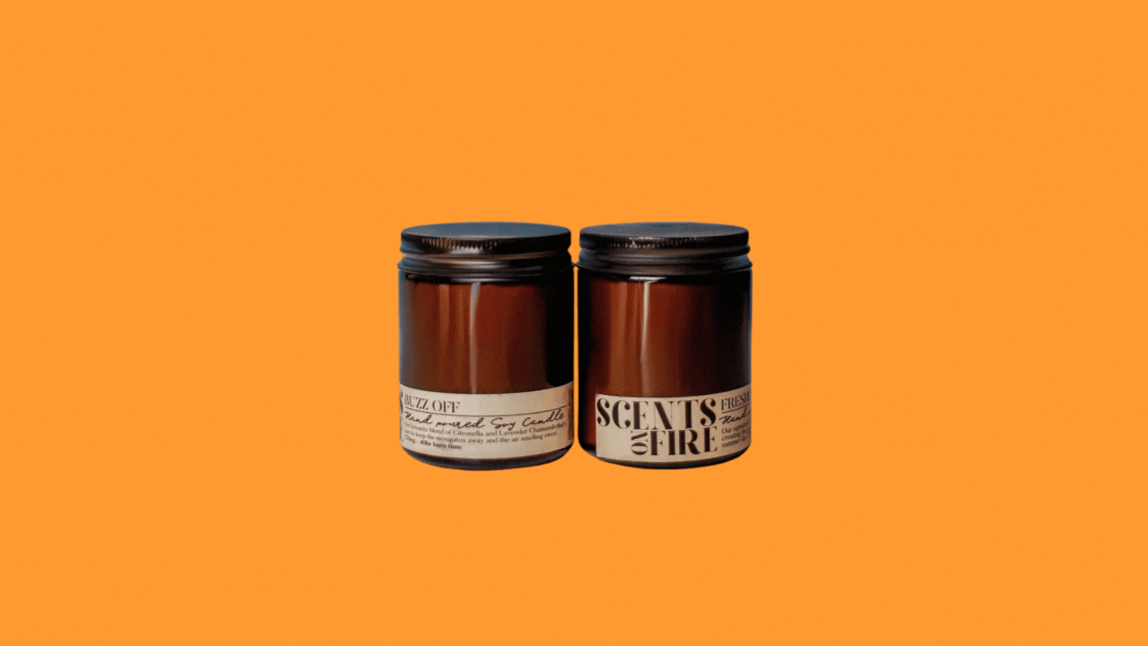 Going loco for local: Scents On Fire candles will transport you to new, far more tranquil, places