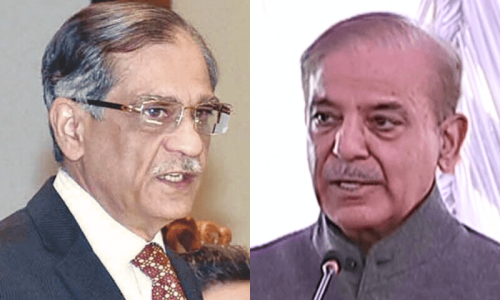 Shehbaz blames Saqib Nisar for &lsquo;sabotaging&rsquo; PML-N projects