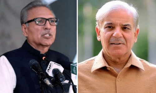 President Alvi, PM Shehbaz ask people to shun differences, assure nation of good days President Alvi, PM Shehbaz ask people to shun differences, assure nation of good days