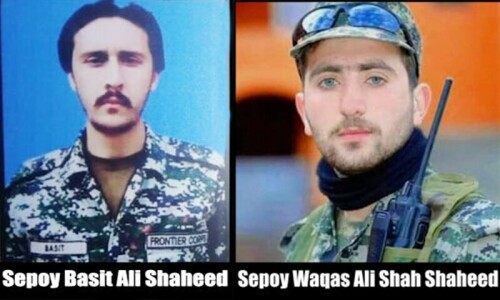 2 soldiers martyred in exchange of fire with terrorists in KP&rsquo;s Khyber: ISPR