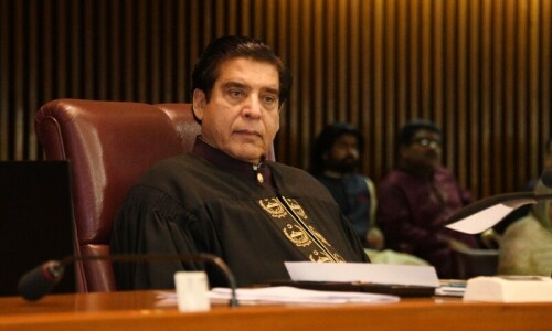 Leave politics to politicians, NA urges CJP Leave politics to politicians, NA urges CJP