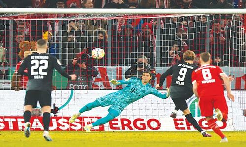 Freiburg stun Bayern with last-gasp penalty in DFB Pokal quarter