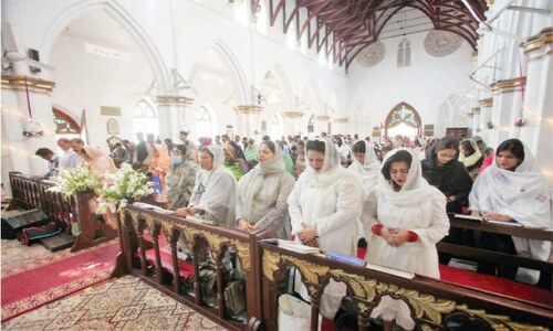 Special services, festivities mark Easter in KP