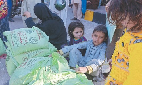Footprints: The line for a square meal