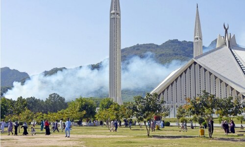 Section 144 imposed in Margalla Hills after season’s first fire erupts Section 144 imposed in Margalla Hills after season’s first fire erupts