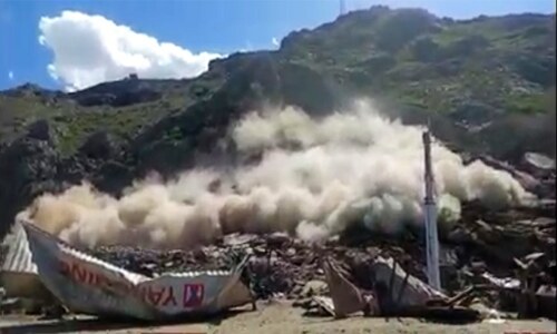 Torkham landslide toll rises to seven