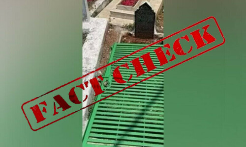 How Indian media published false reports of graves being padlocked in Pakistan to prevent necrophilia How Indian media published false reports of graves being padlocked in Pakistan to prevent necrophilia
