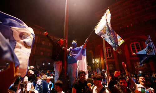 One dead, seven injured in Italy’s Naples in night of soccer celebrations