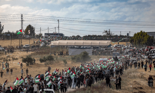 Israelis march through Jerusalem’s Muslim quarter, anger Palestinians Israelis march through Jerusalem’s Muslim quarter, anger Palestinians