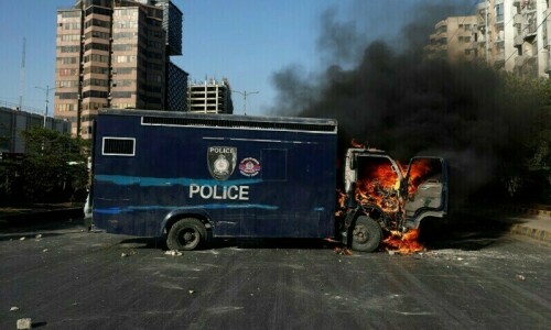 PTI&rsquo;s &lsquo;involvement&rsquo; in May 9 riots: Caretakers present &lsquo;evidence&rsquo; to ECP team