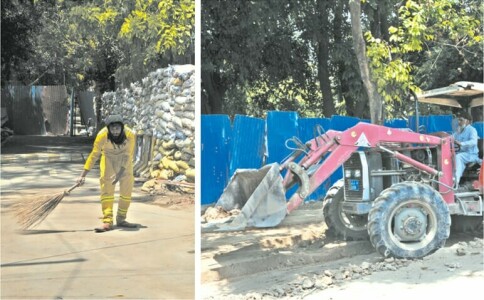 Zaman Park cleared of encroachments Zaman Park cleared of encroachments
