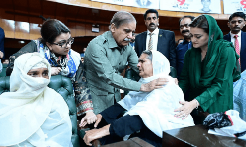No mercy for May 9 rioters, PM tells martyrs’ families No mercy for May 9 rioters, PM tells martyrs’ families