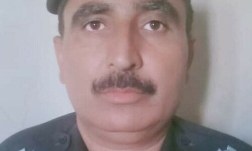 Policeman martyred in gunfire during raid in Balochistan’s Sohbatpur Policeman martyred in gunfire during raid in Balochistan’s Sohbatpur