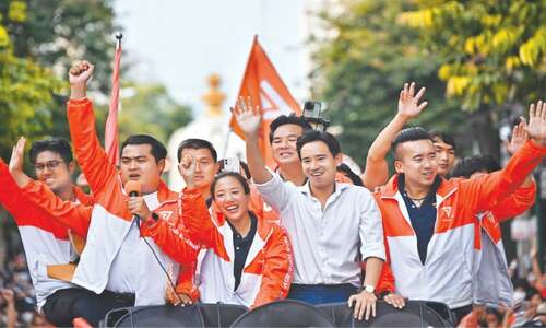 New party decimates military-backed coalition in Thailand
