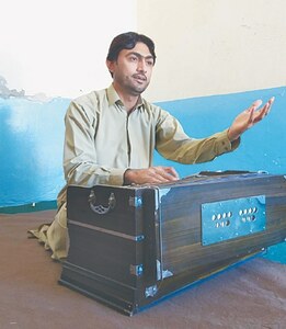 Bebager Ahmed (above) and Zabad Deedag (left) are renowned Baloch singers who wish to contribute to the rich legacy of music in Balochistan | Photos by the writer