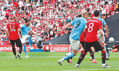 City edge closer to treble after Gundogan double secures FA Cup City edge closer to treble after Gundogan double secures FA Cup