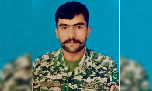 Soldier martyred during exchange of fire with militants in South Waziristan: ISPR Soldier martyred during exchange of fire with militants in South Waziristan: ISPR