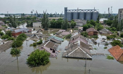 Ukrainians face homelessness, disease as floodwaters crest from destroyed dam Ukrainians face homelessness, disease as floodwaters crest from destroyed dam