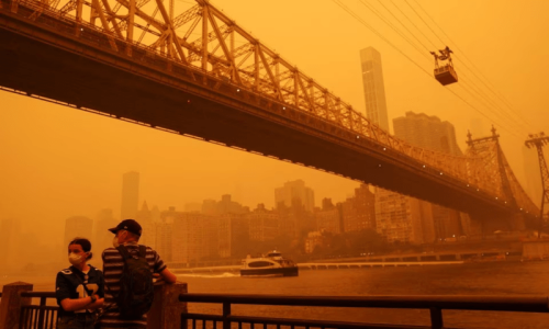 Canada wildfires shroud New York in apocalyptic haze Canada wildfires shroud New York in apocalyptic haze