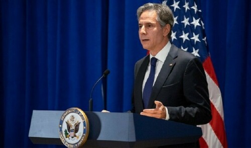 Blinken underlines consistent US engagement with Pakistan Blinken underlines consistent US engagement with Pakistan