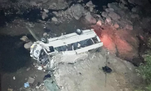At least 9 killed as coaster plunges into ravine in AJK At least 9 killed as coaster plunges into ravine in AJK