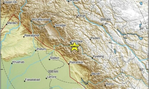 5.6 magnitude earthquake jolts parts of Pakistan, India
