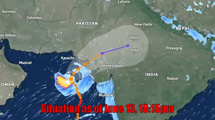 Evacuations under way as Biparjoy barrels toward Sindh’s coastal belt Evacuations under way as Biparjoy barrels toward Sindh’s coastal belt