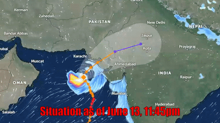 Evacuations under way as Biparjoy barrels toward Sindh&rsquo;s coastal belt