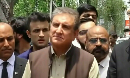 Qureshi granted bail in two May 9 cases