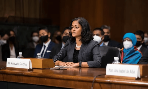 First Muslim woman confirmed as US federal judge First Muslim woman confirmed as US federal judge