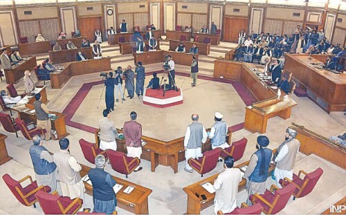 Record Rs313bn uplift projects in Rs750.5bn Balochistan budget Record Rs313bn uplift projects in Rs750.5bn Balochistan budget