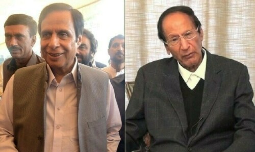 Chaudhry Shujaat meets ‘unwell’ Parvez Elahi in jail Chaudhry Shujaat meets ‘unwell’ Parvez Elahi in jail