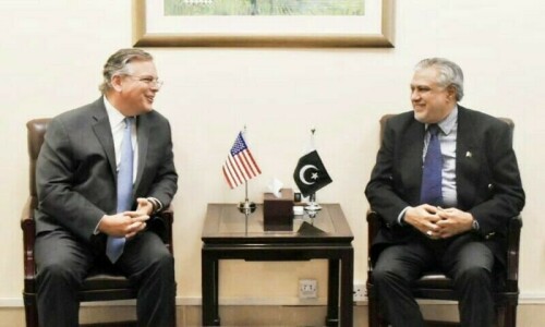Dar apprises US envoy of progress on IMF talks as deadline looms Dar apprises US envoy of progress on IMF talks as deadline looms