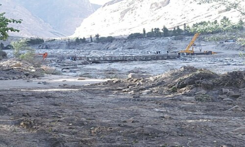 Flood, GLOF warning for GB, parts of KP Flood, GLOF warning for GB, parts of KP