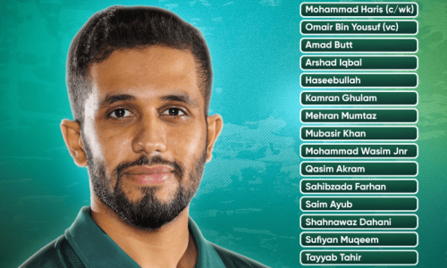 Haris to lead Shaheens in ACC Emerging Asia Cup Haris to lead Shaheens in ACC Emerging Asia Cup