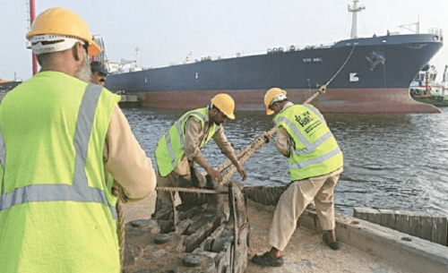 Second Russian oil ship docks at Karachi port