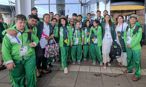 Pakistan athletes return home from Berlin with 80 medals Pakistan athletes return home from Berlin with 80 medals