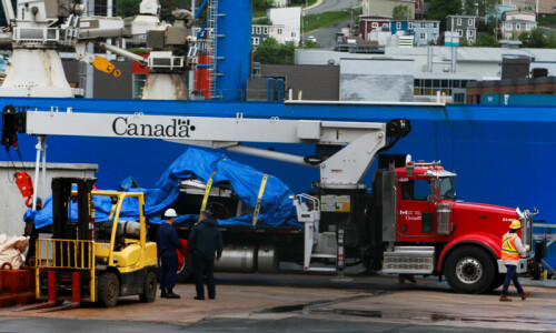 Pieces of shattered Titanic submersible brought ashore in Canada Pieces of shattered Titanic submersible brought ashore in Canada