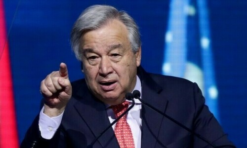 Escalation &lsquo;not the answer&rsquo;, UN chief tells Tel Aviv