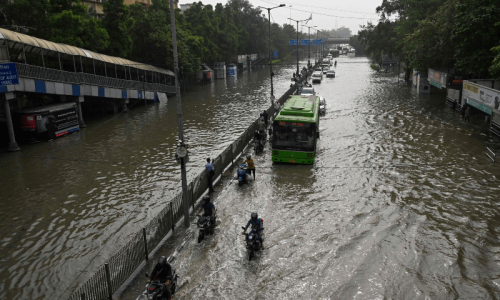 Delhi river reaches record high in monsoon floods